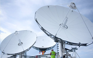 C, X and Ku band uplink/downlink